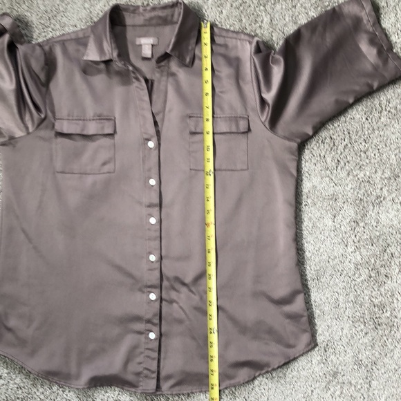 Chico bronze satin blouse - Picture 12 of 14